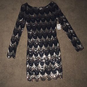 Black Sequins dress